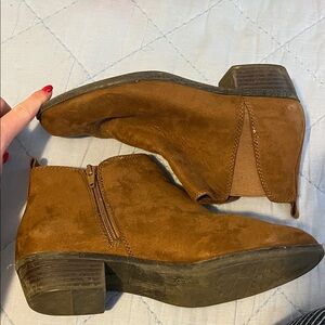 SO Brown Suede Ankle Boots